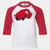 Youth Three Quarter Sleeve Baseball T-Shirt Thumbnail