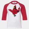 Youth Three Quarter Sleeve Baseball T-Shirt Thumbnail