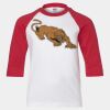 Youth Three Quarter Sleeve Baseball T-Shirt Thumbnail