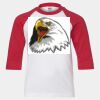 Youth Three Quarter Sleeve Baseball T-Shirt Thumbnail