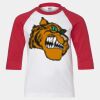Youth Three Quarter Sleeve Baseball T-Shirt Thumbnail