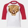 Youth Three Quarter Sleeve Baseball T-Shirt Thumbnail