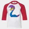 Youth Three Quarter Sleeve Baseball T-Shirt Thumbnail