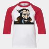 Youth Three Quarter Sleeve Baseball T-Shirt Thumbnail
