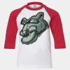 Youth Three Quarter Sleeve Baseball T-Shirt Thumbnail