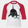 Youth Three Quarter Sleeve Baseball T-Shirt Thumbnail