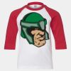 Youth Three Quarter Sleeve Baseball T-Shirt Thumbnail