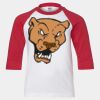 Youth Three Quarter Sleeve Baseball T-Shirt Thumbnail