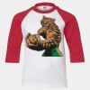 Youth Three Quarter Sleeve Baseball T-Shirt Thumbnail
