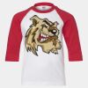 Youth Three Quarter Sleeve Baseball T-Shirt Thumbnail