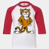 Youth Three Quarter Sleeve Baseball T-Shirt Thumbnail