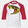 Youth Three Quarter Sleeve Baseball T-Shirt Thumbnail