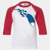 Youth Three Quarter Sleeve Baseball T-Shirt Thumbnail