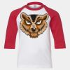 Youth Three Quarter Sleeve Baseball T-Shirt Thumbnail