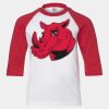 Youth Three Quarter Sleeve Baseball T-Shirt Thumbnail