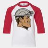 Youth Three Quarter Sleeve Baseball T-Shirt Thumbnail