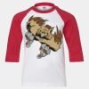 Youth Three Quarter Sleeve Baseball T-Shirt Thumbnail