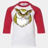 Youth Three Quarter Sleeve Baseball T-Shirt Thumbnail