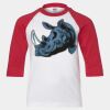 Youth Three Quarter Sleeve Baseball T-Shirt Thumbnail