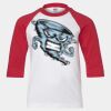 Youth Three Quarter Sleeve Baseball T-Shirt Thumbnail