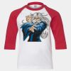 Youth Three Quarter Sleeve Baseball T-Shirt Thumbnail