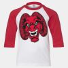 Youth Three Quarter Sleeve Baseball T-Shirt Thumbnail