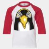 Youth Three Quarter Sleeve Baseball T-Shirt Thumbnail