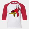 Youth Three Quarter Sleeve Baseball T-Shirt Thumbnail