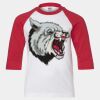 Youth Three Quarter Sleeve Baseball T-Shirt Thumbnail