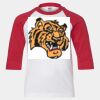 Youth Three Quarter Sleeve Baseball T-Shirt Thumbnail