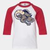 Youth Three Quarter Sleeve Baseball T-Shirt Thumbnail