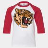 Youth Three Quarter Sleeve Baseball T-Shirt Thumbnail