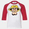Youth Three Quarter Sleeve Baseball T-Shirt Thumbnail