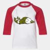 Youth Three Quarter Sleeve Baseball T-Shirt Thumbnail