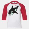 Youth Three Quarter Sleeve Baseball T-Shirt Thumbnail