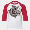 Youth Three Quarter Sleeve Baseball T-Shirt Thumbnail
