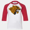 Youth Three Quarter Sleeve Baseball T-Shirt Thumbnail