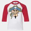 Youth Three Quarter Sleeve Baseball T-Shirt Thumbnail