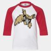 Youth Three Quarter Sleeve Baseball T-Shirt Thumbnail
