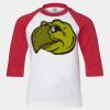 Youth Three Quarter Sleeve Baseball T-Shirt Thumbnail