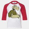 Youth Three Quarter Sleeve Baseball T-Shirt Thumbnail