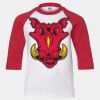 Youth Three Quarter Sleeve Baseball T-Shirt Thumbnail