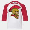 Youth Three Quarter Sleeve Baseball T-Shirt Thumbnail