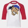 Youth Three Quarter Sleeve Baseball T-Shirt Thumbnail