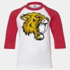 Youth Three Quarter Sleeve Baseball T-Shirt Thumbnail