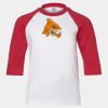 Youth Three Quarter Sleeve Baseball T-Shirt Thumbnail