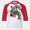 Youth Three Quarter Sleeve Baseball T-Shirt Thumbnail