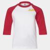 Youth Three Quarter Sleeve Baseball T-Shirt Thumbnail
