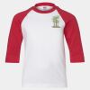 Youth Three Quarter Sleeve Baseball T-Shirt Thumbnail