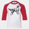 Youth Three Quarter Sleeve Baseball T-Shirt Thumbnail